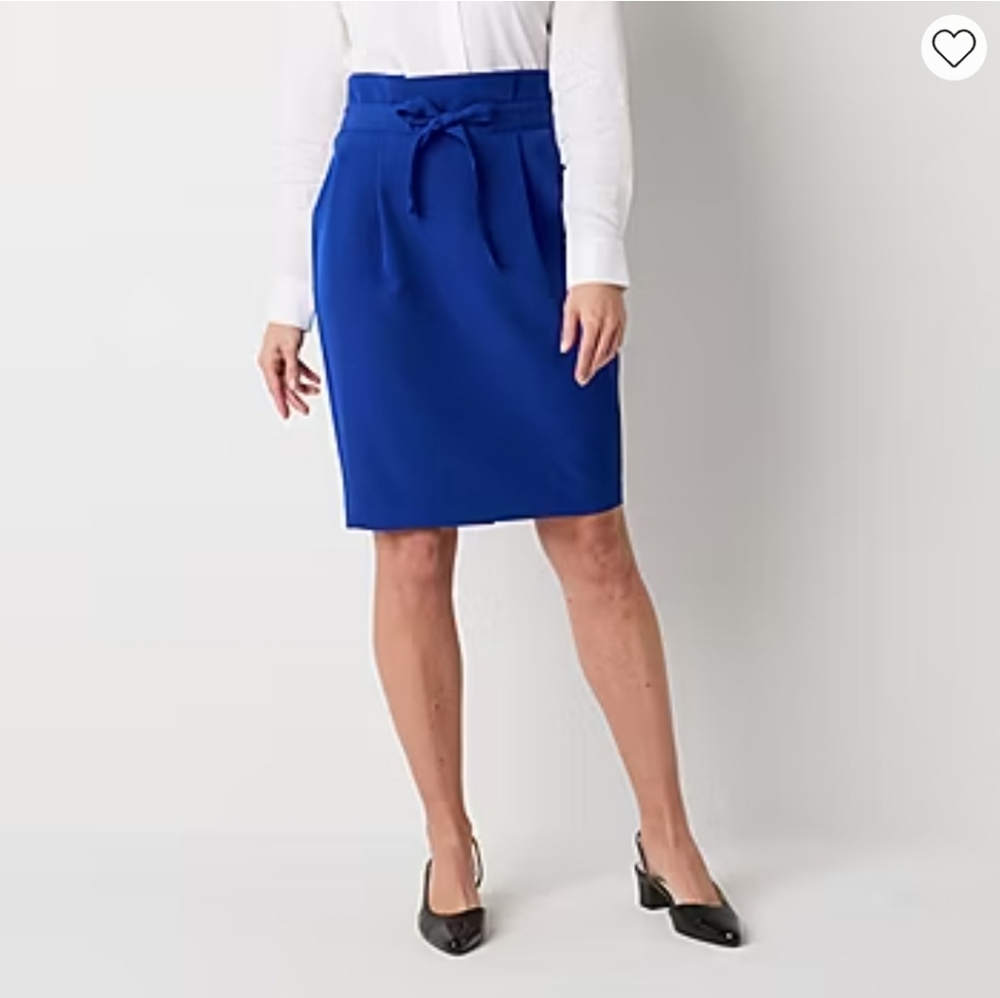 Bold Blue Liz Claiborne Pencil Skirt Size 12